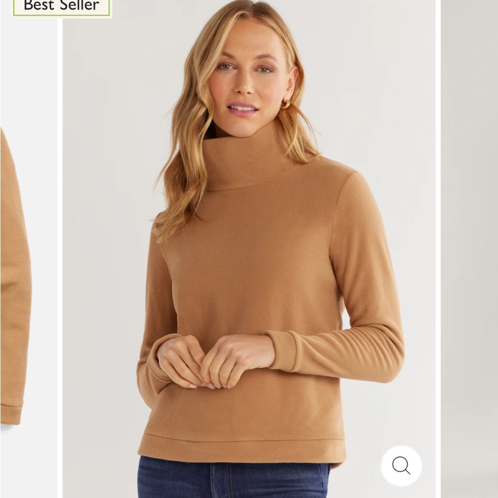Dudley Stephens Park Slope Turtleneck Vello Fleece S